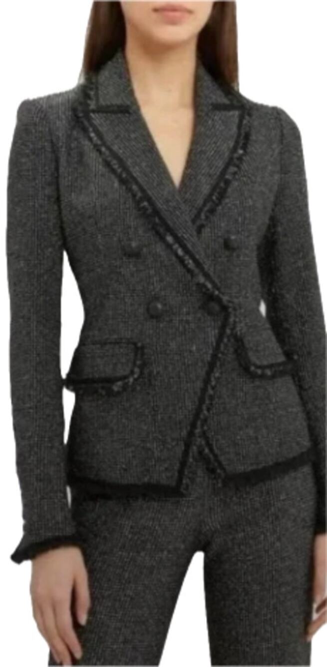 Veronica Beard Frisco Tweed Double Blazer